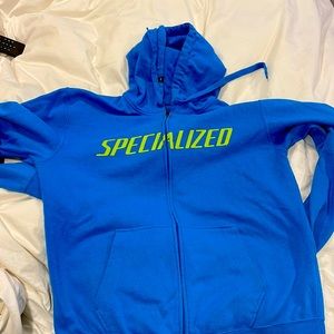 Specialized zipper hoodie
